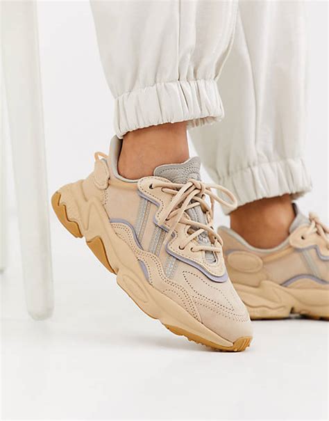 beige adidas ozweego junior